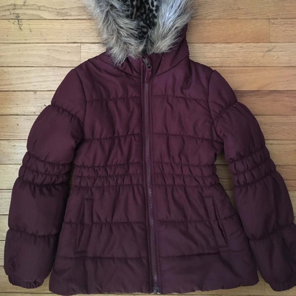 Girls burgundy coat/jacket